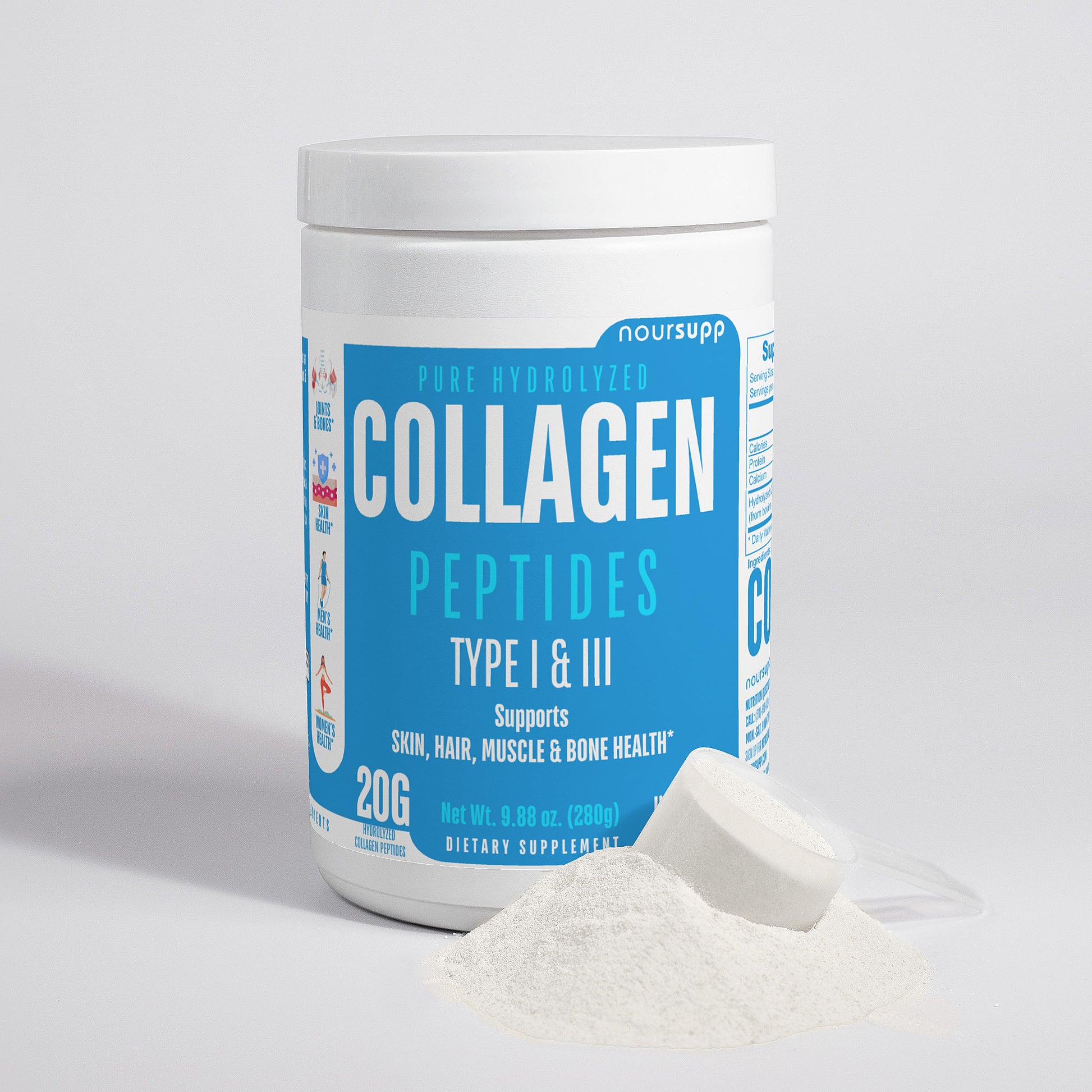 Pure Hydrolyzed Collagen Peptides - Unflavored