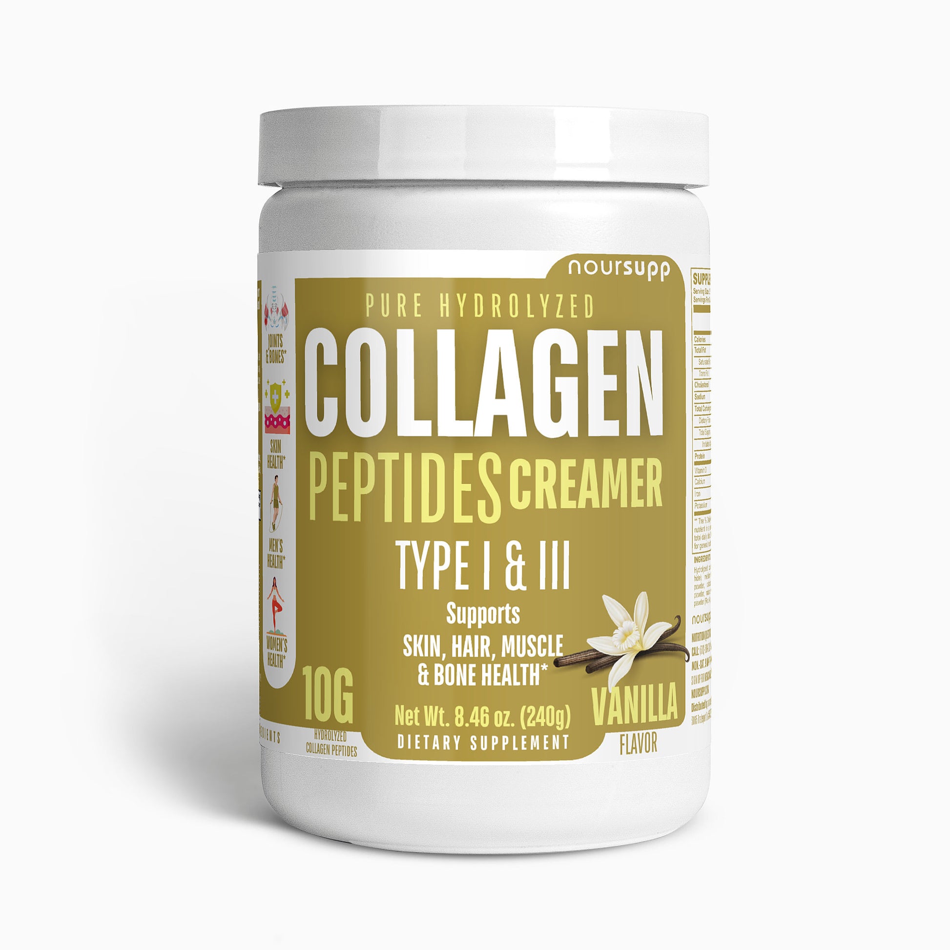 Pure Hydrolyzed Collagen Creamer (Vanilla)