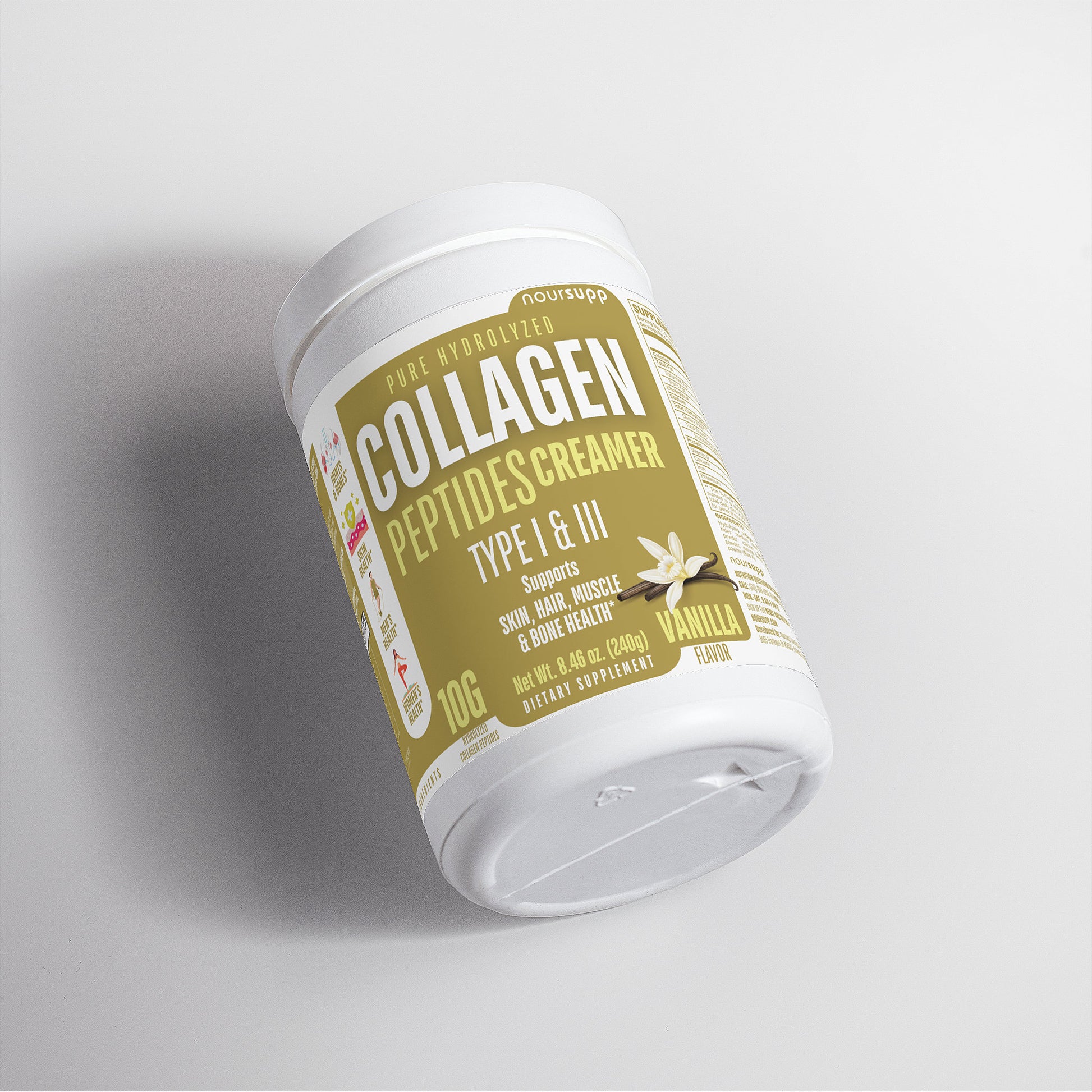Pure Hydrolyzed Collagen Creamer (Vanilla)