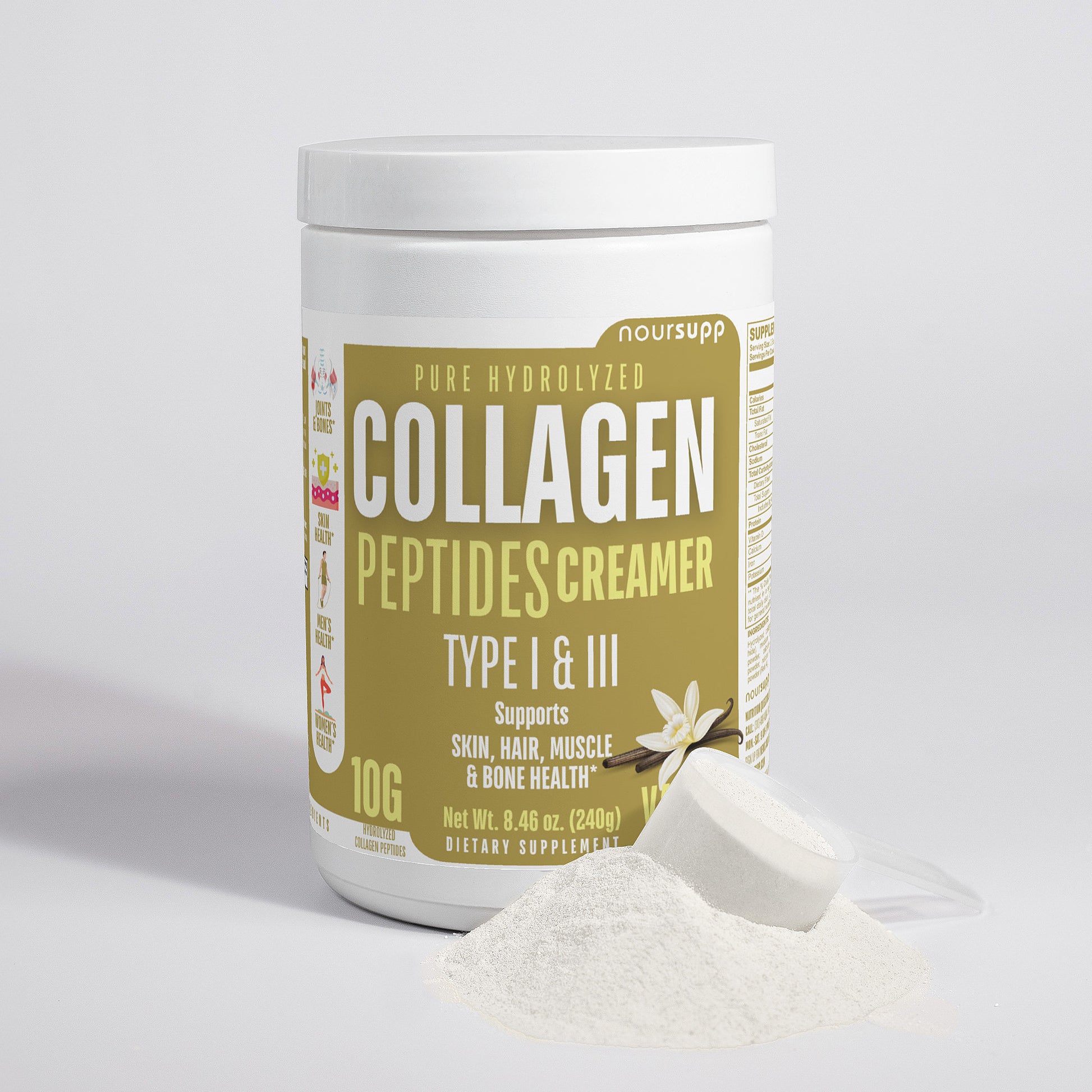 Pure Hydrolyzed Collagen Creamer (Vanilla)