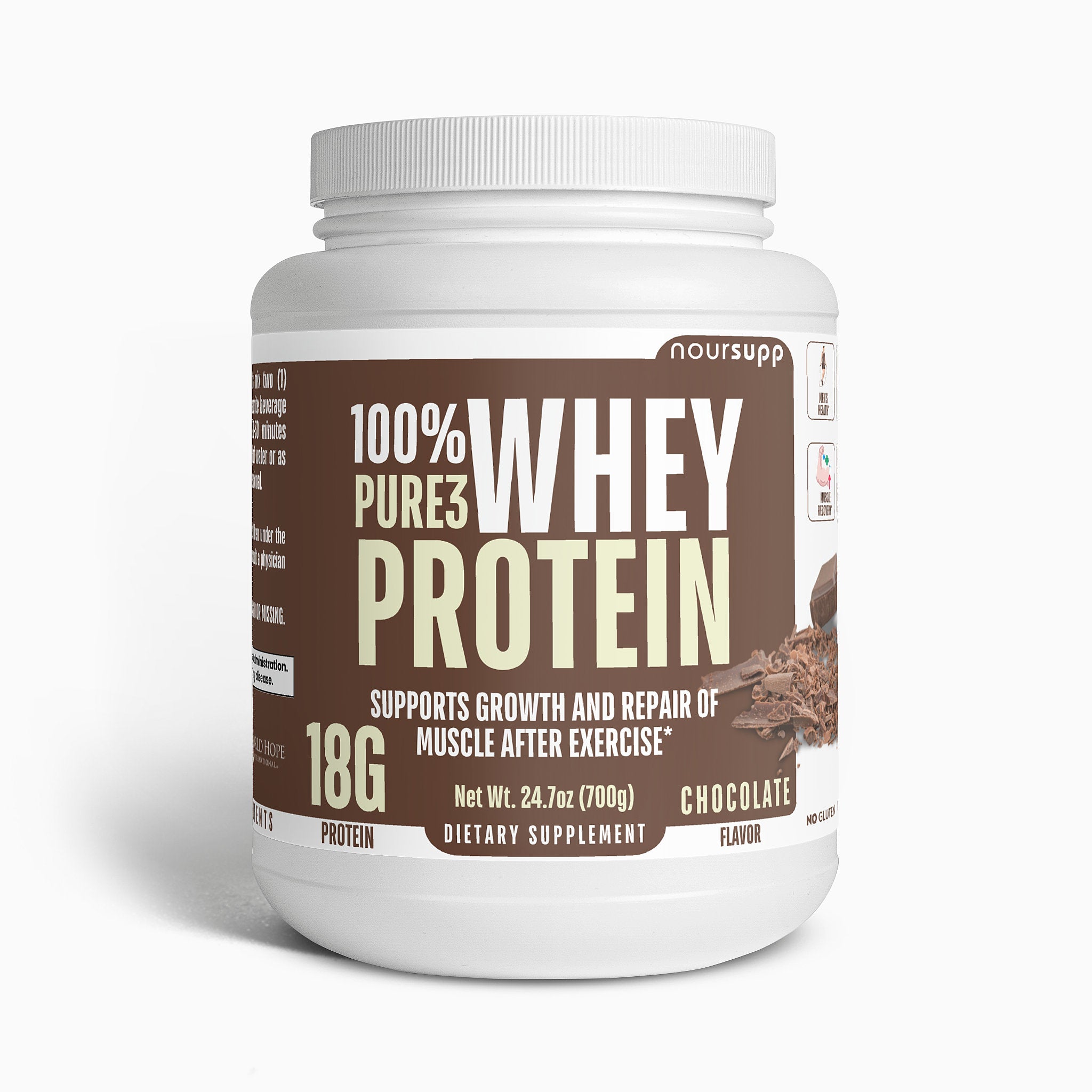 Pure3 100% Whey Protein Isolate (Chocolate)