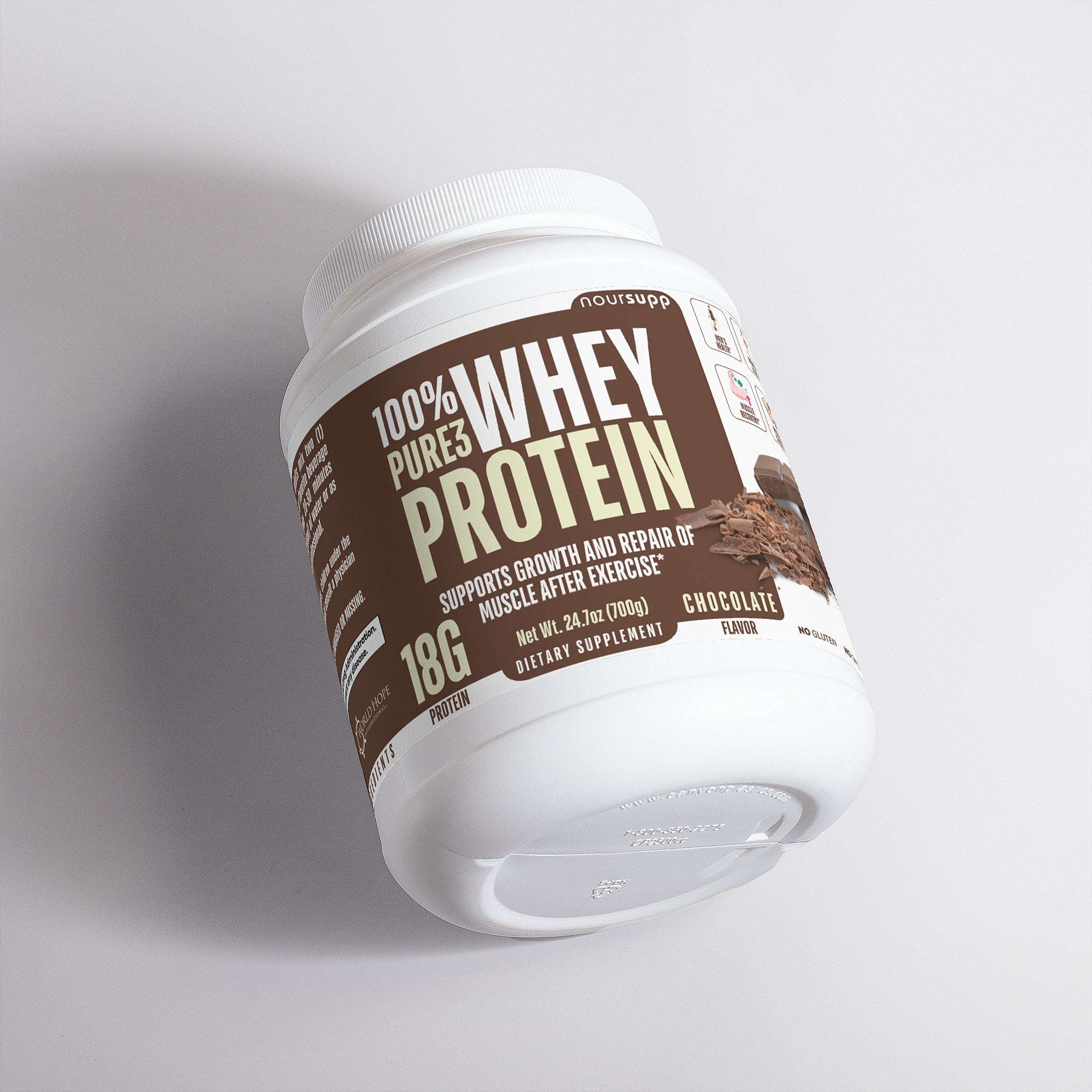 Pure3 100% Whey Protein Isolate (Chocolate)