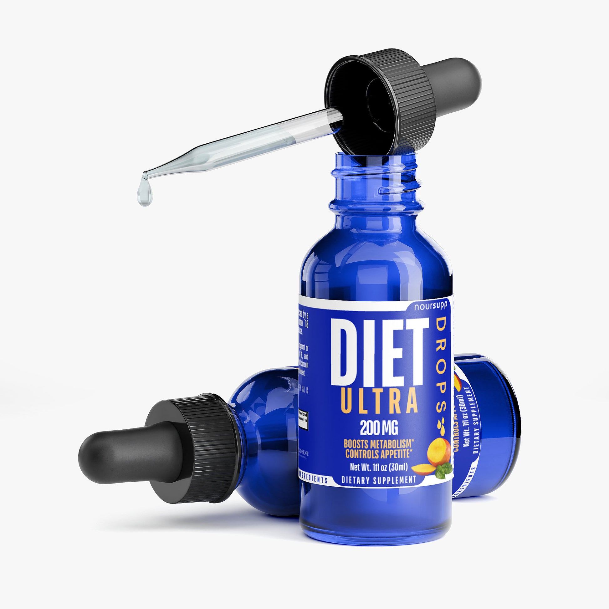 100% Natural Diet Drops Ultra 1 oz