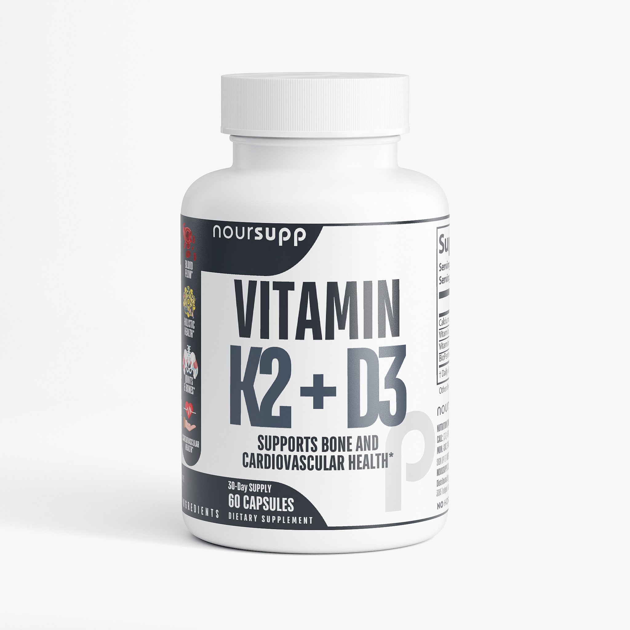 Bone & Heart Support - Vitamin D3 + K2