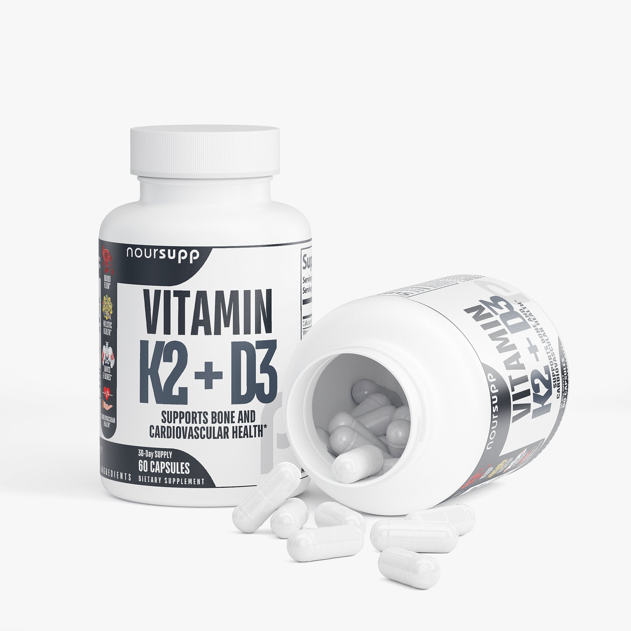 Bone & Heart Support - Vitamin D3 + K2