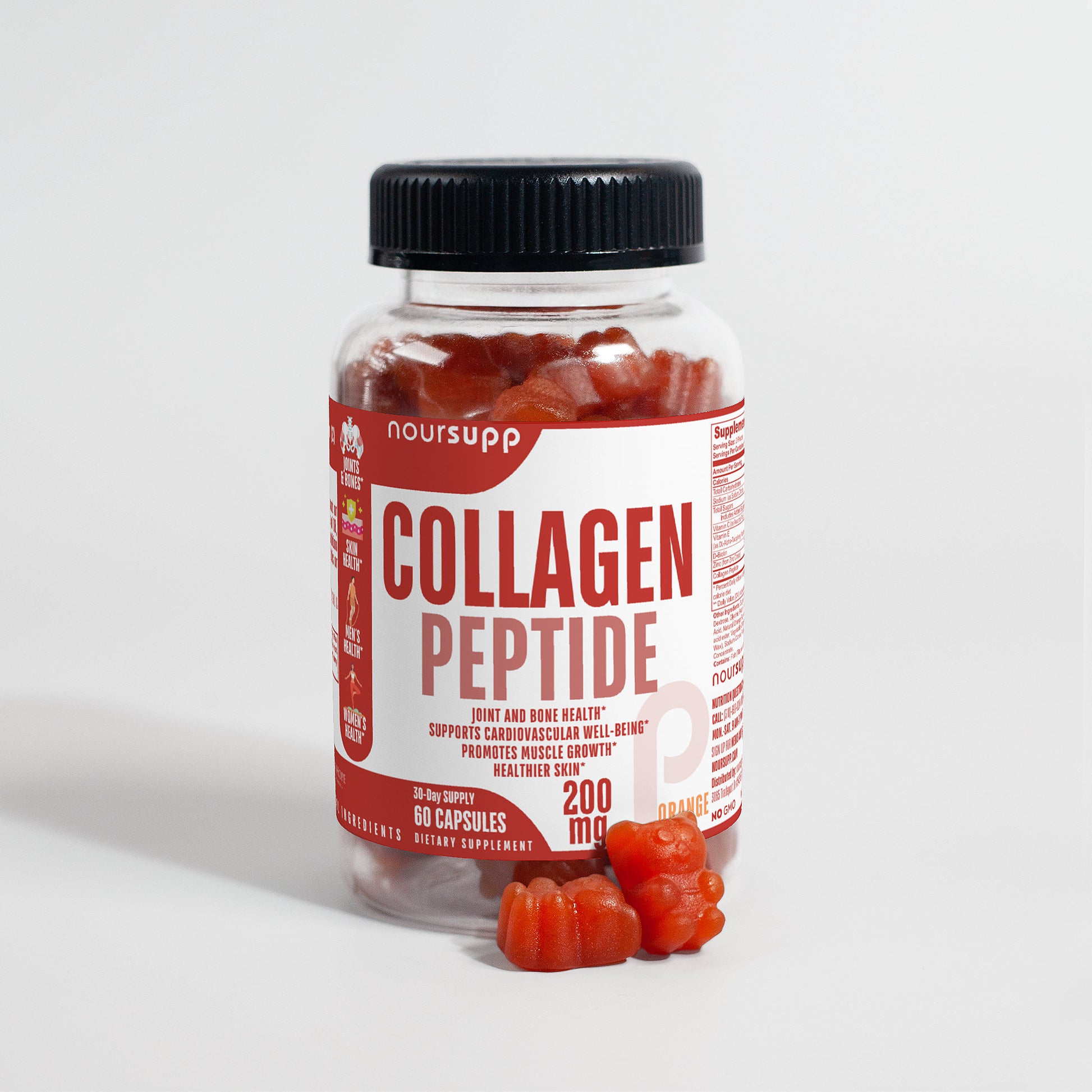 Collagen Peptide 200mg Gummies (Adult)