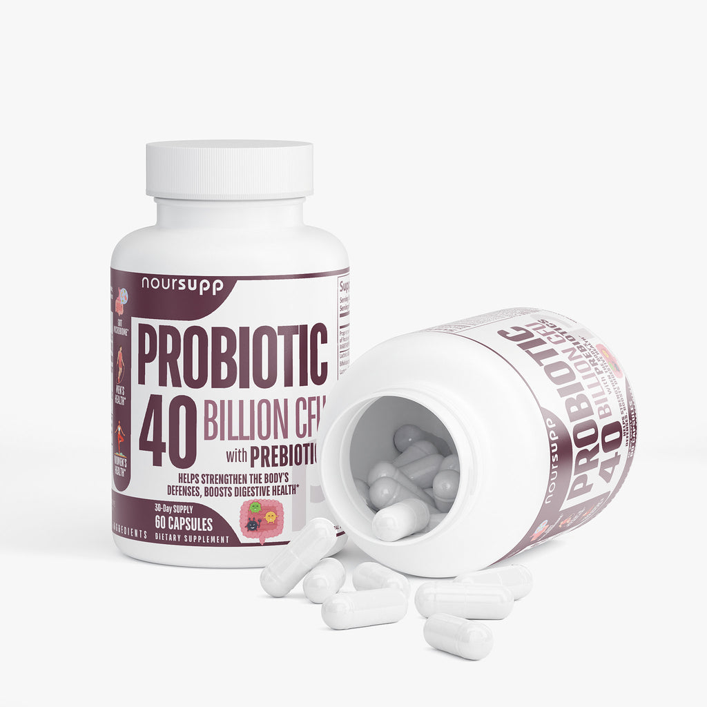100% Natural Probiotic 40 Billion with Prebiotics