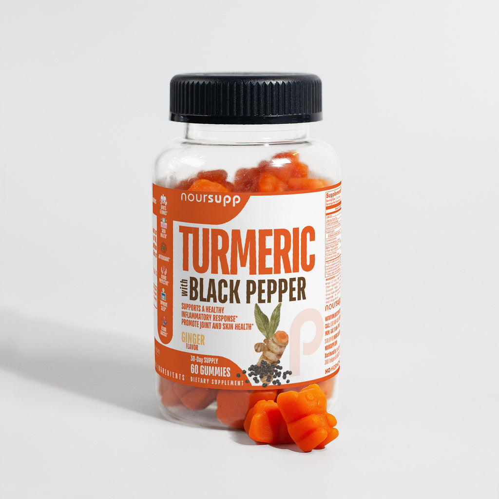 Vegan Turmeric Gummies with Black Pepper