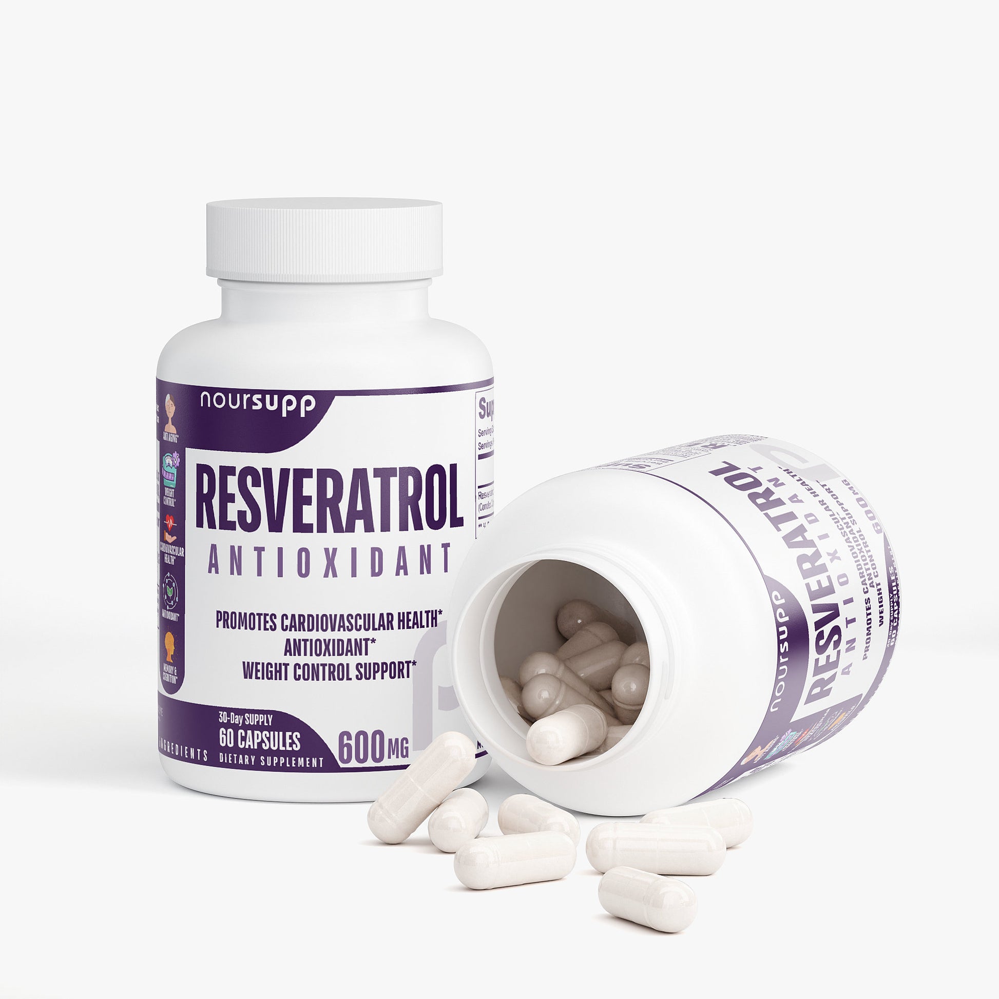 Vegan Resveratrol 50% Antioxidant 600mg