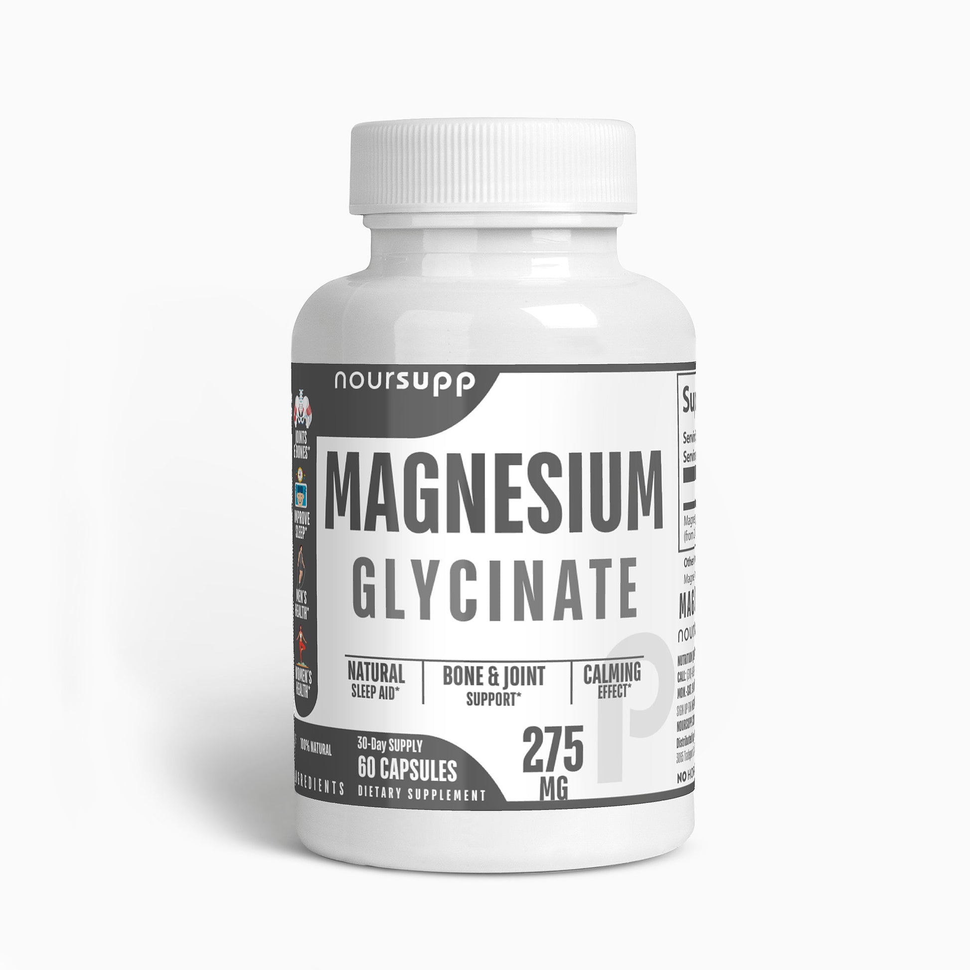 100% Natural Magnesium Glycinate