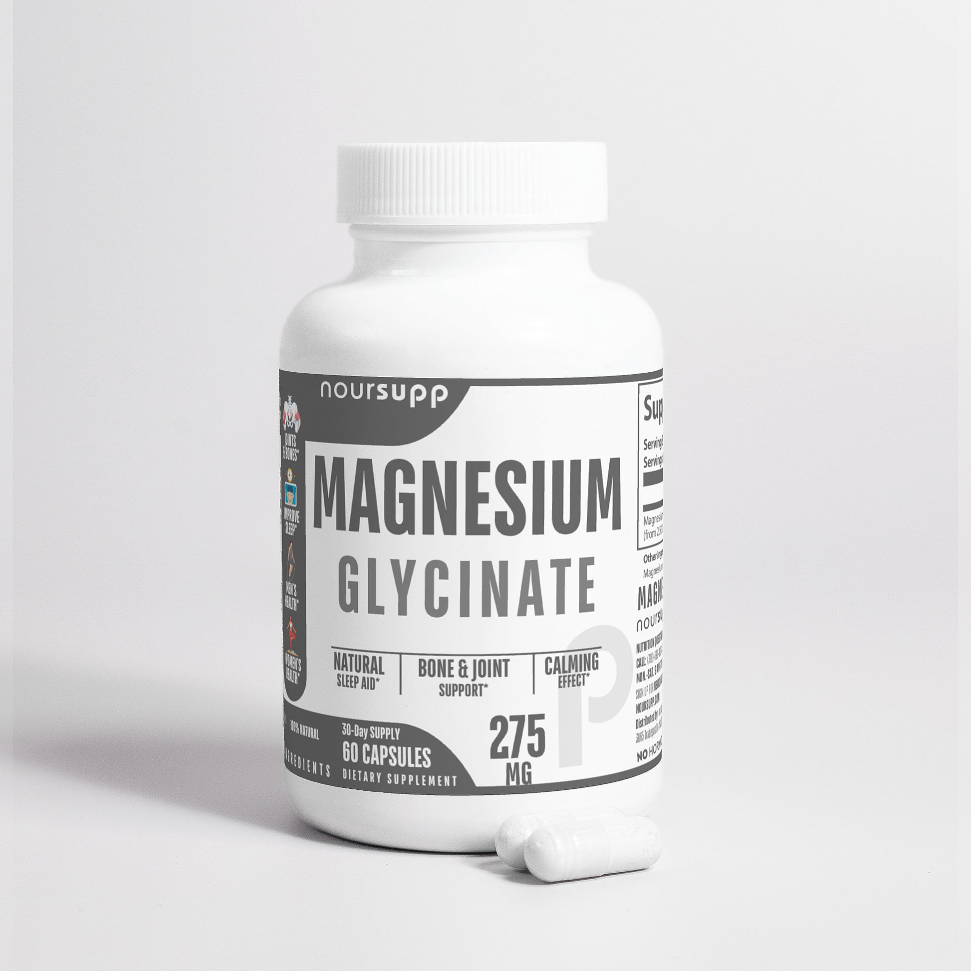 100% Natural Magnesium Glycinate