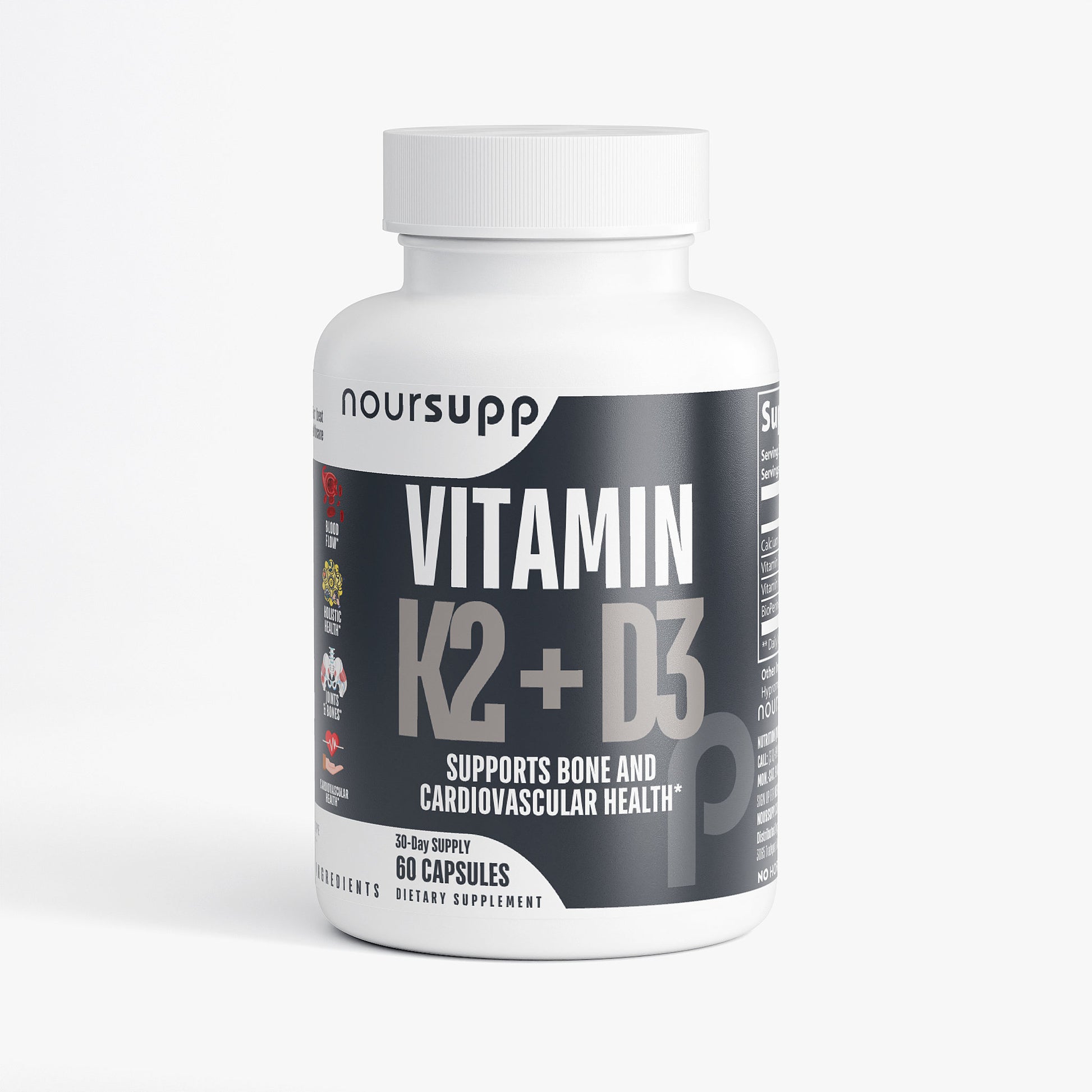 Bone & Heart Support - Vitamin D3 + K2