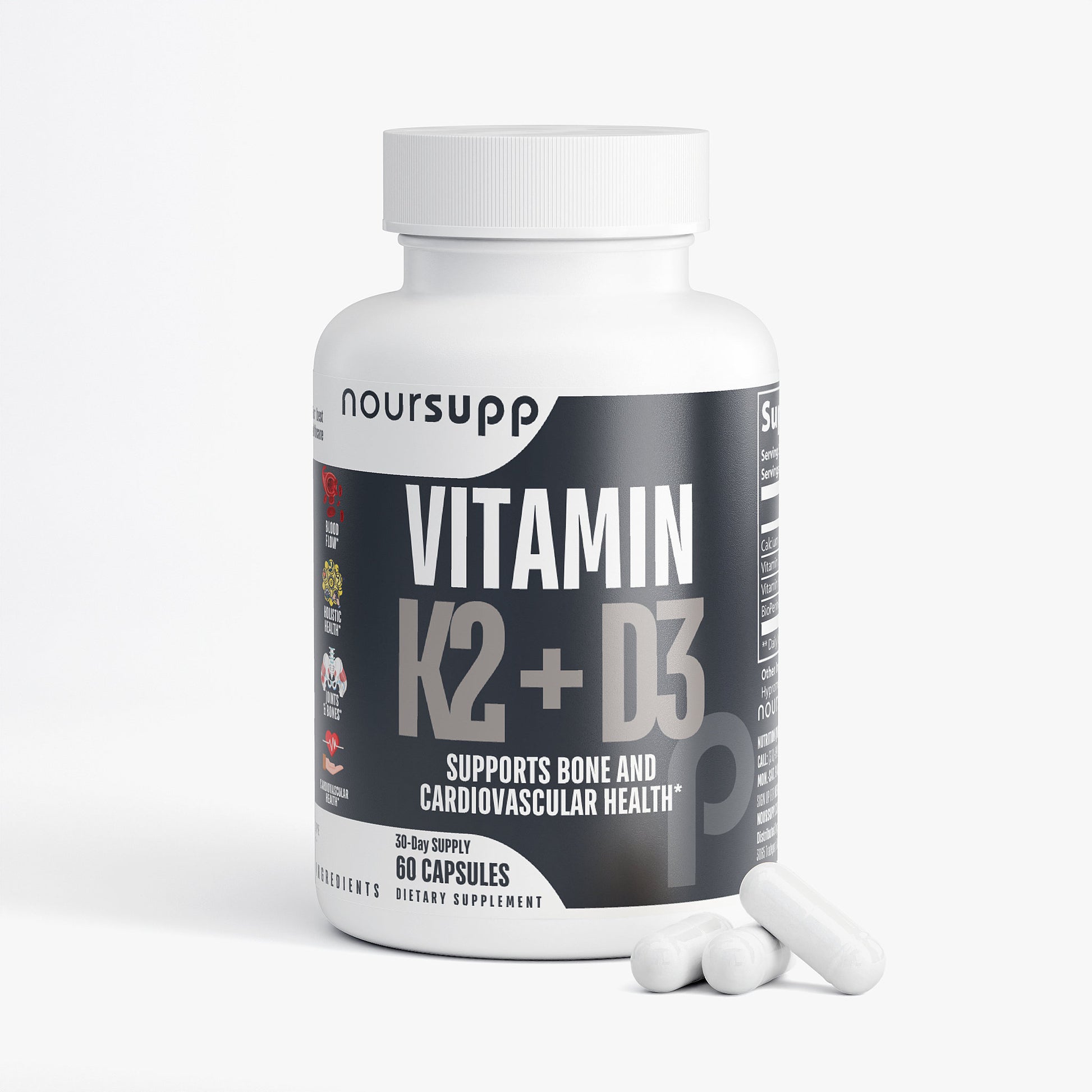 Bone & Heart Support - Vitamin D3 + K2