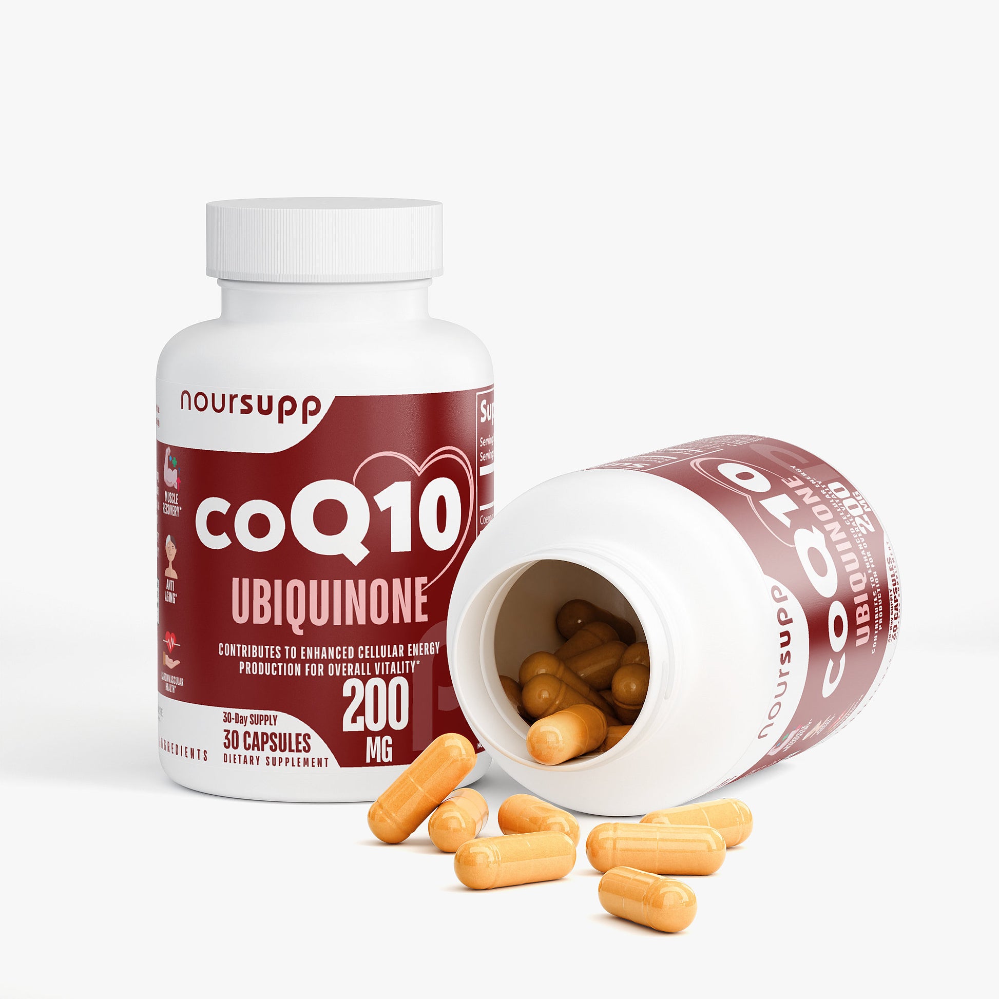 100% Natural CoQ10 Ubiquinone 200mg