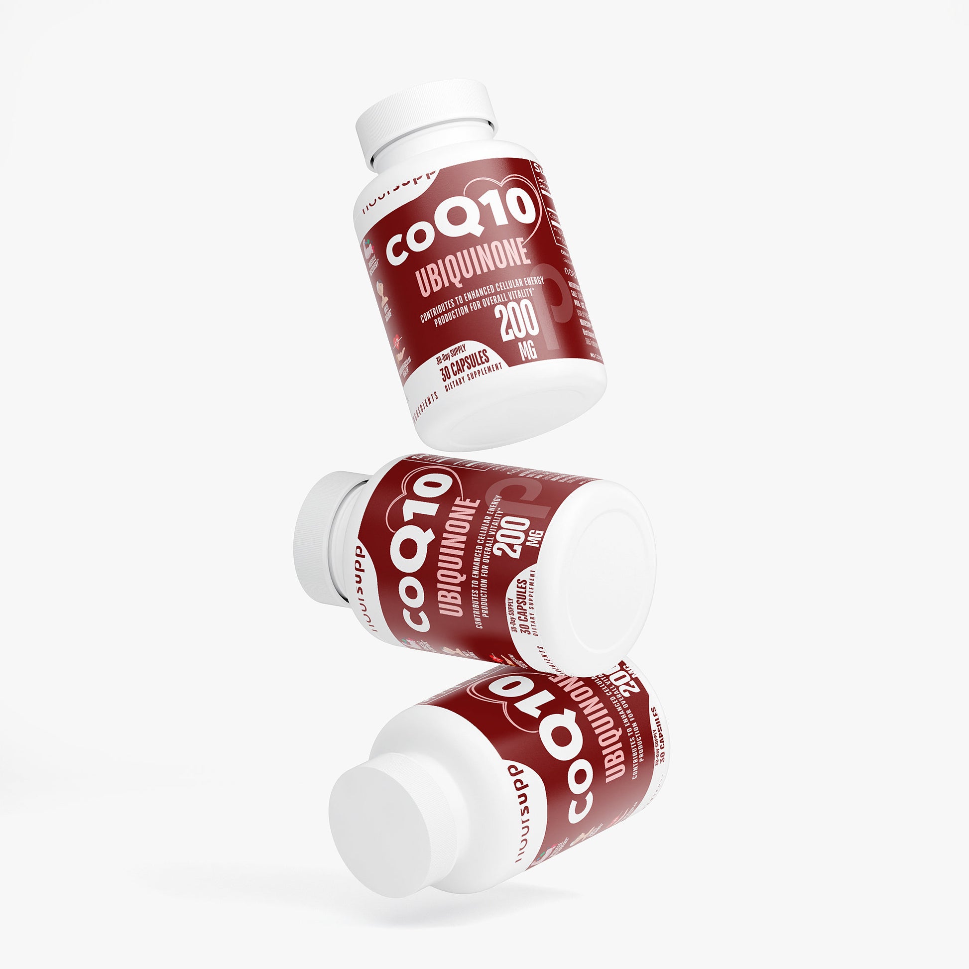 100% Natural CoQ10 Ubiquinone 200mg