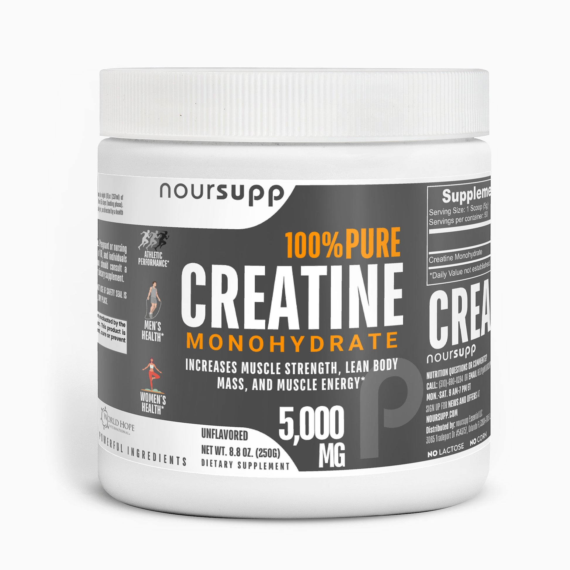 100% Pure Creatine Monohydrate