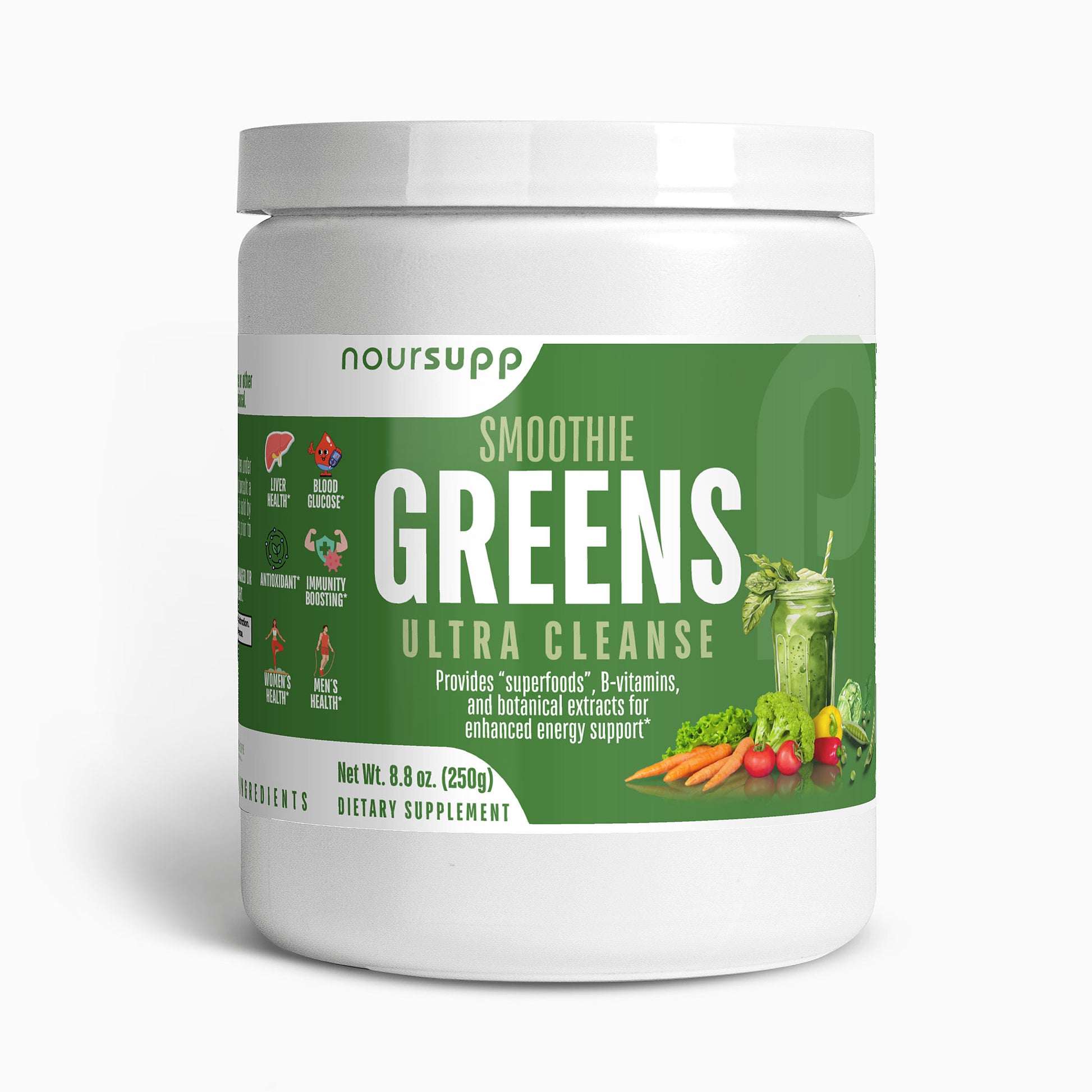 Vegetarian Ultra Cleanse Smoothie Greens
