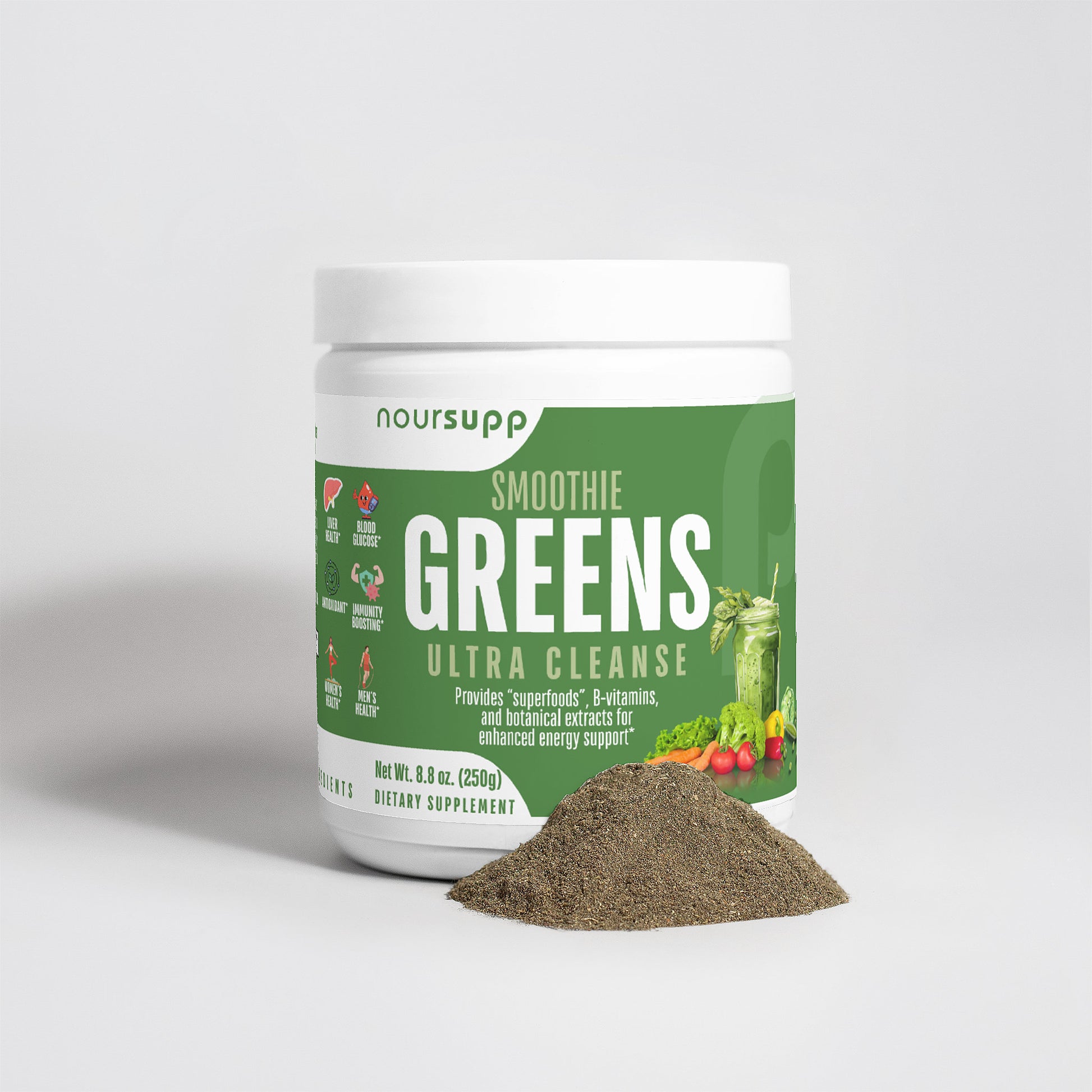 Vegetarian Ultra Cleanse Smoothie Greens
