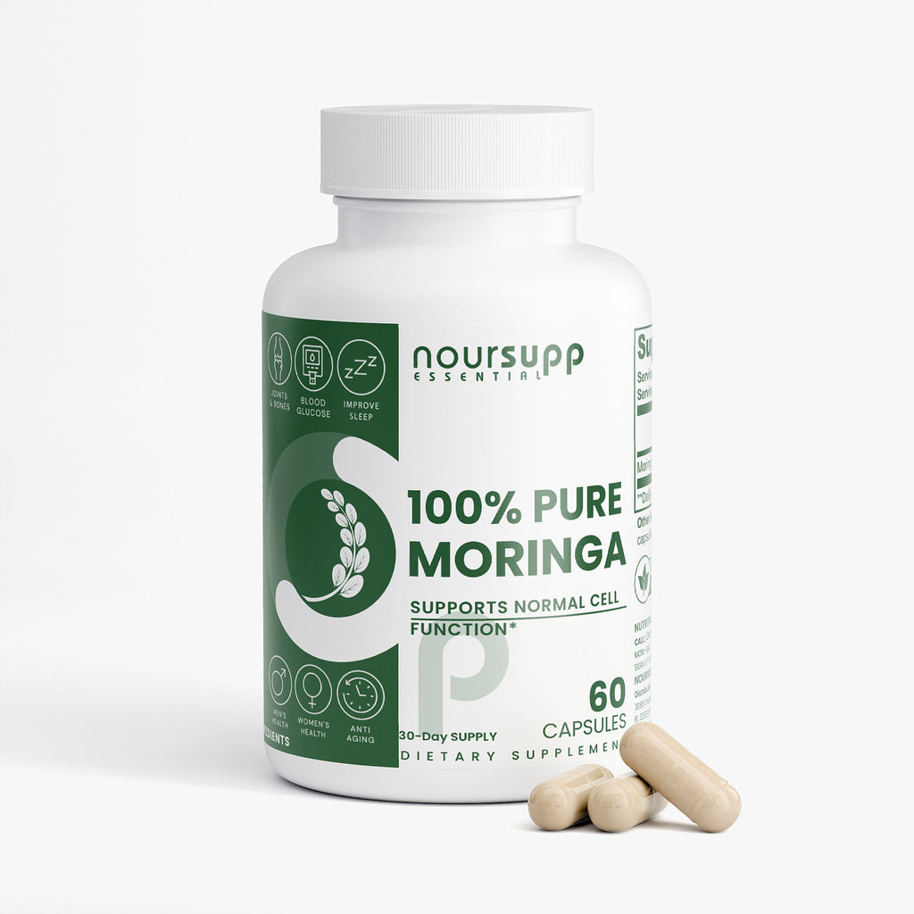 100% Pure Moringa 800mg 30-Day Supply 60 Caps