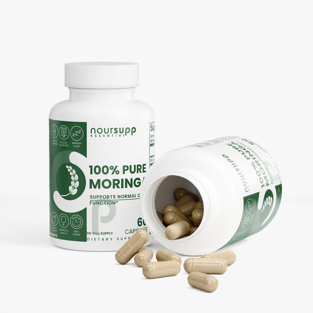 100% Pure Moringa 800mg 30-Day Supply 60 Caps