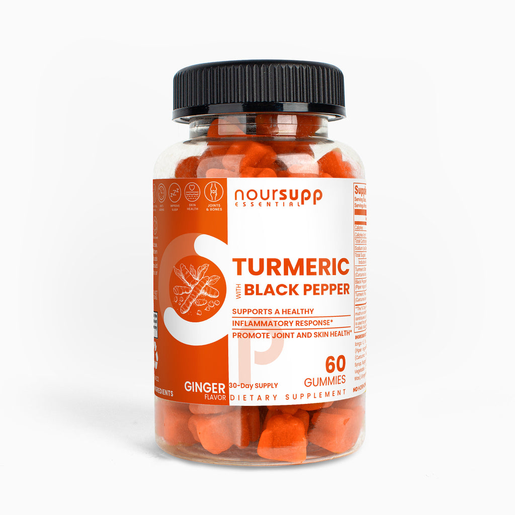 Vegan Turmeric Gummies with Black Pepper