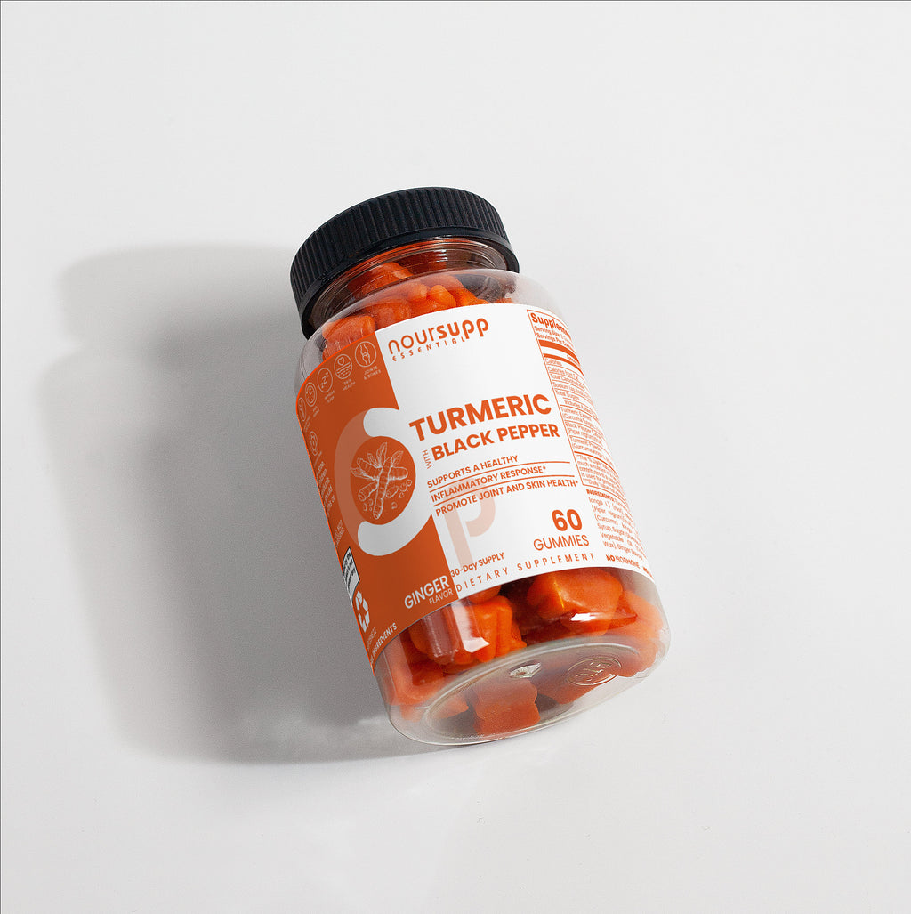 Vegan Turmeric Gummies with Black Pepper