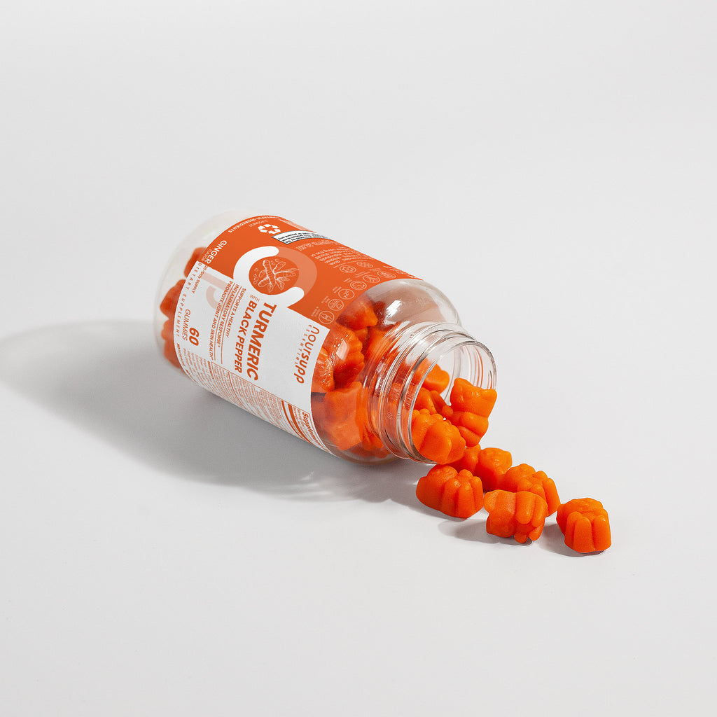 Vegan Turmeric Gummies with Black Pepper