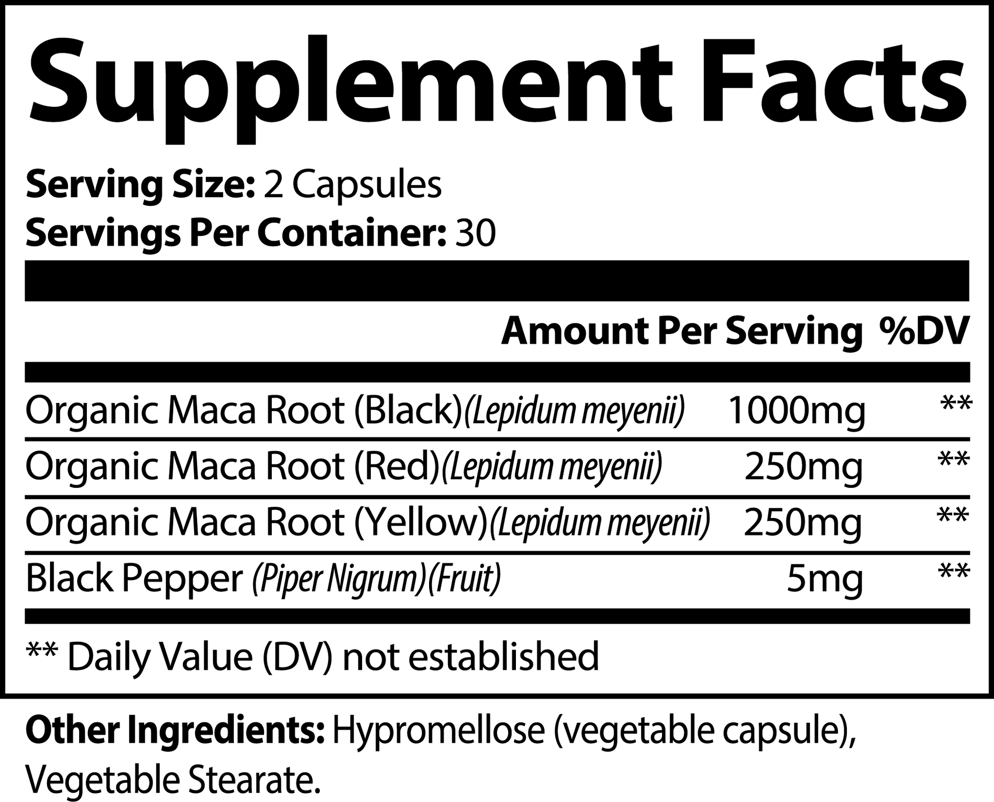 100% Natural Maca Plus