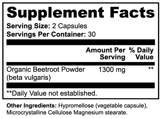 Vegan Beetroot Powder 1300mg