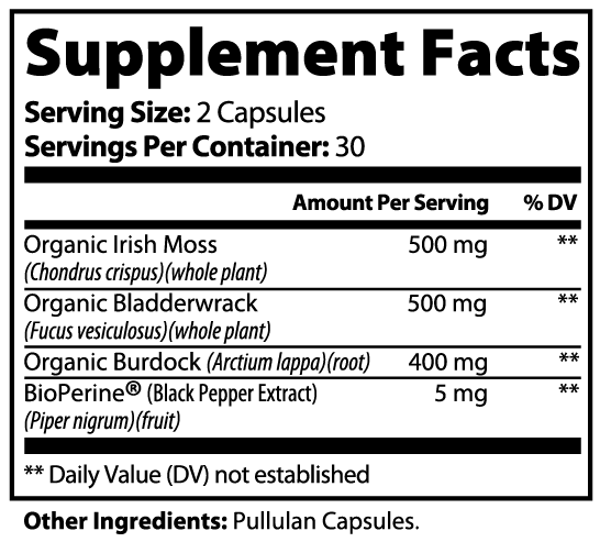 100% Organic Sea Moss