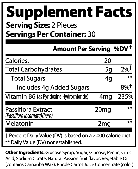 Vegan Sleep Well Gummies (Adult)